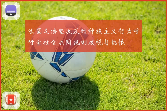 法国足协坚决反对种族主义行为呼吁全社会共同抵制歧视与仇恨
