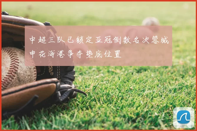 中超三队已锁定亚冠倒数名次蓉城申花海港争夺垫底位置