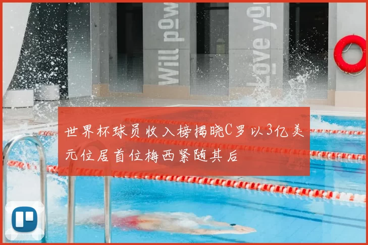 世界杯球员收入榜揭晓C罗以3亿美元位居首位梅西紧随其后