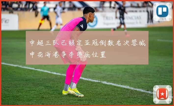 中超三队已锁定亚冠倒数名次蓉城申花海港争夺垫底位置