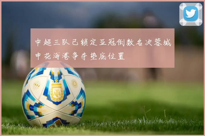 中超三队已锁定亚冠倒数名次蓉城申花海港争夺垫底位置