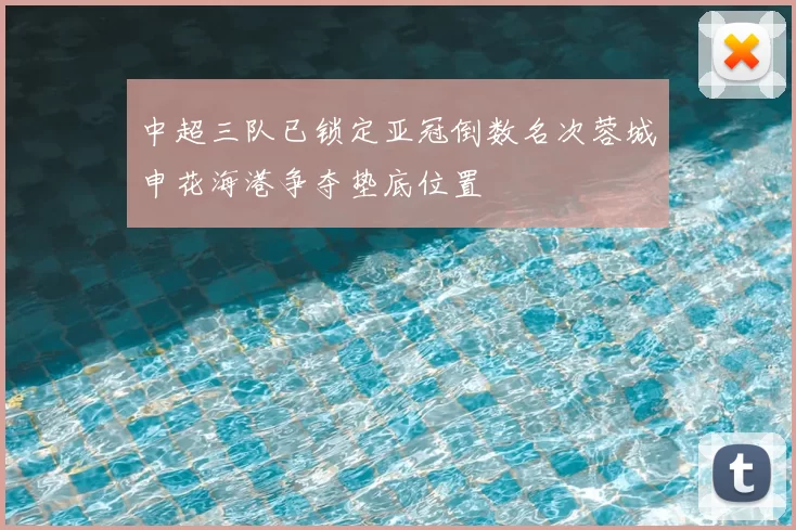 中超三队已锁定亚冠倒数名次蓉城申花海港争夺垫底位置